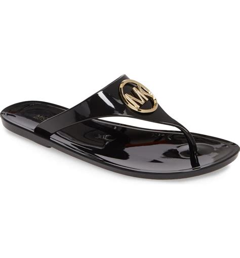 www.overstock.com michael kors flip flop|michael kors jelly flip flops.